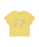 PIGMENT BUTTERFLY GOTH CROP TEE