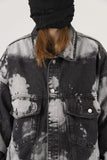 Decolor Dark Blue Denim Jacket