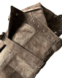 1171 Multiway Buckle Thigh High Boots (8cm)