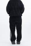 Stua Velour Velvet Set-Up Sweatpants