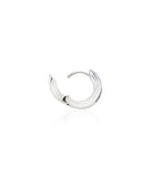 Subni Silver (W) Twist Chunky One-Touch Earrings