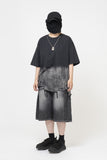 Under Destroyed Pigment Short Sleeve T-Shirt
