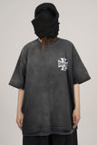 Cross Vintage Washing Over Short Sleeve T-Shirt