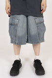 Laya Cargo Bermuda Denim