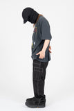 Crack Vintage Washing Short Sleeve T-Shirt