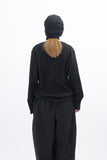 Meiji semi-crop long-sleeved T-shirt