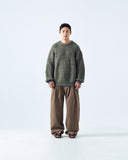 Fluffy Two Tone Mixed Knit