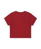 GOTHIC APPLIQUE CROP TEE