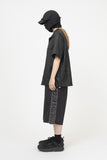 Sedici side shirring bermuda pants