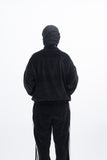 Stua Velour Velvet Set-Up Zip-Up