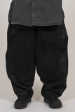 Coated Damage Black Denim