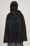 Olga Hood Scarf Long Sleeve T-Shirt