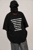 Grafia Slogan Short Sleeve T-shirt