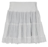 Layered Dot Ruffle Skirt