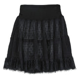 Layered Dot Ruffle Skirt