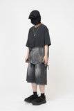 Under Destroyed Pigment Short Sleeve T-Shirt