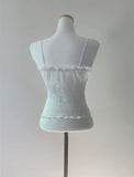 Bonir Shirring Lace Top