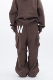 Medi W Boucle Embroidery Heavy Set-Up Sweatpants
