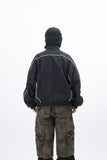 Vichy High-neck Racing Blouson Jacket