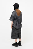 Pintuck Camo Wide Bermuda Pants