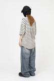 Snap Catbrush Wide Banding Denim