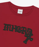 GOTHIC APPLIQUE CROP TEE