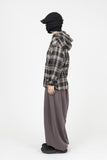 Peko Hooded Check Shirt
