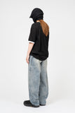 Side Cut Pocket Curved Denim