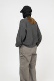 Vintage Washing Crop Sweatshirt