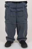 Kenny Zipper Cargo Denim Pants