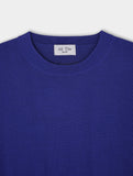 Muscle fit linen short sleeve knitwear