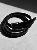 Dual Strap Leather Belt