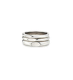 Triple Silver Cutout Ring