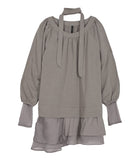 3-Layered Scarf Long Sleeve