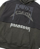 [PBA] Arch Logo Washed Layered Hoodie