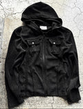 Pigment Long Sleeve Line Hood Zip-up