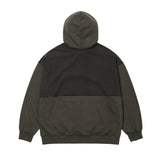 [PBA] Arch Logo Washed Layered Hoodie