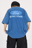 Motor Racing Logo Pigment Short Sleeve T-Shirt