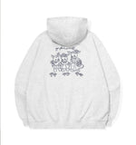 Bloom Rabbit Embroidered Hoodie