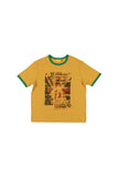 NEVER Ringer Half-Sleeve T-Shirt