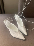 Valenti Long Strap Stiletto Mule