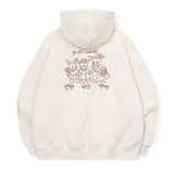 Bloom Rabbit Embroidered Hoodie