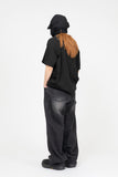 Delia Wave Curve Cut Denim