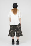 Er camo Pintuck Bermuda Pants