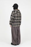 Peko Hooded Check Shirt