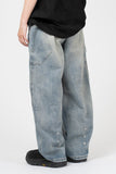Side Cut Pocket Curved Denim