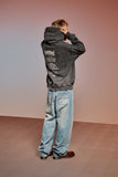 EMB SPLATTER DENIM PANT