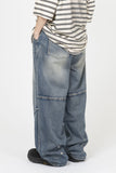 Snap Catbrush Wide Banding Denim