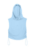 HOOD SLEEVELESS