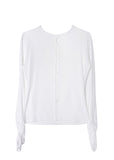 WRINKLE MESH CARDIGAN